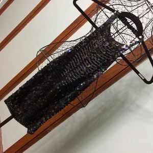 Gorgeous black sequined blouse